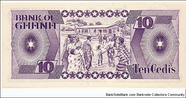 Banknote from Ghana year 1984