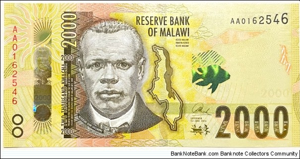 2000 Kwacha Banknote