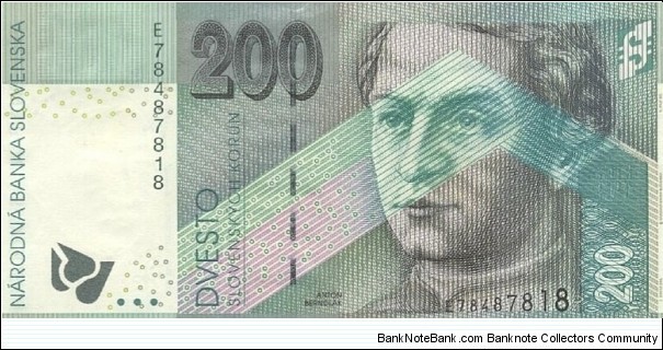 200 Korun - Anton Bernolák Banknote