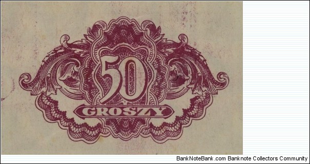 Banknote from Poland year 1944