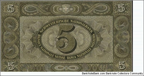 Banknote from Switzerland year 1942