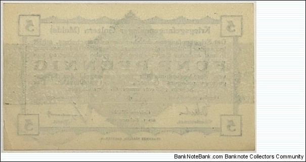 Banknote from Germany year 1916