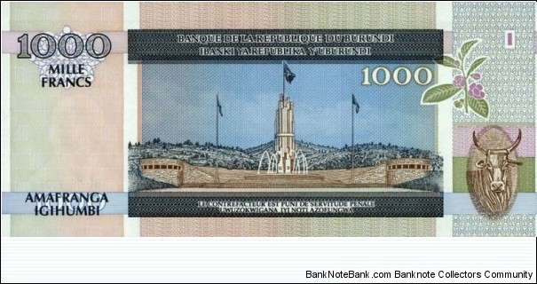 Banknote from Burundi year 2006