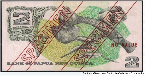 Banknote from Papua New Guinea year 1975