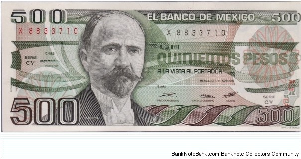 P-79a 500 Pesos Banknote