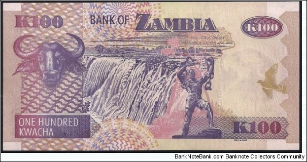 Banknote from Zambia year 2009