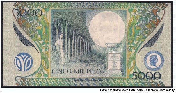 Banknote from Colombia year 2009