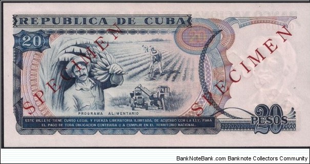 Banknote from Cuba year 1991
