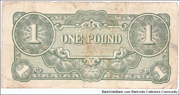 Banknote from Nauru year 1942