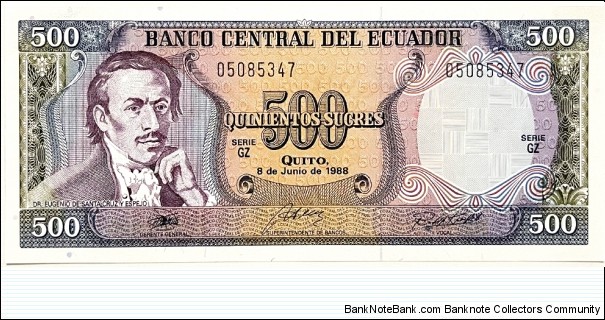 500 Sucres Banknote