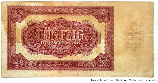 Banknote from Germany year 1955