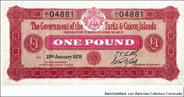 1 Pound / 3rd issue (Modern Reprint) Banknote