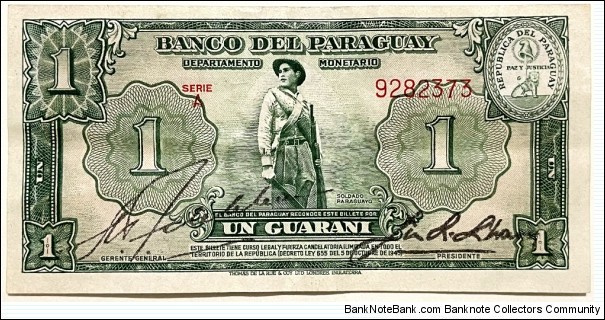 1 Guarani Banknote