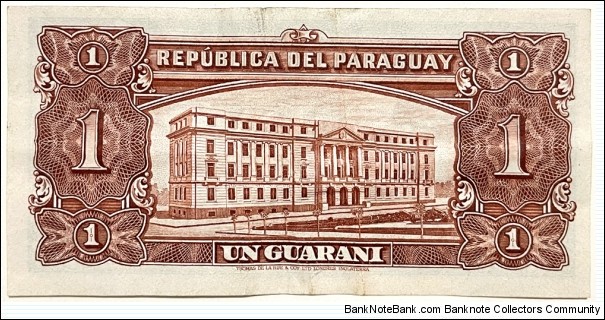 Banknote from Paraguay year 1943