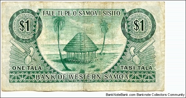 Banknote from Samoa year 1967