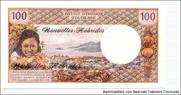 Banknote from Vanuatu year 1977