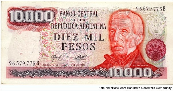 10.000 Pesos Banknote