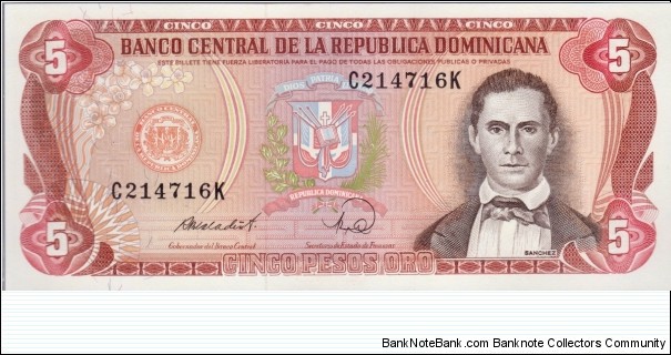 P-118c 5 Pesos Banknote