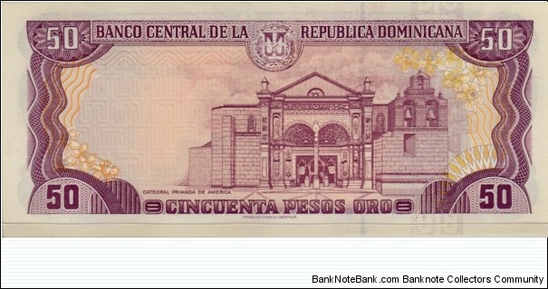 Banknote from Dominican Republic year 1997