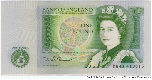 P-377b One Pound (Somerset) Banknote