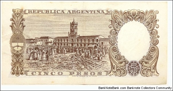 Banknote from Argentina year 1962