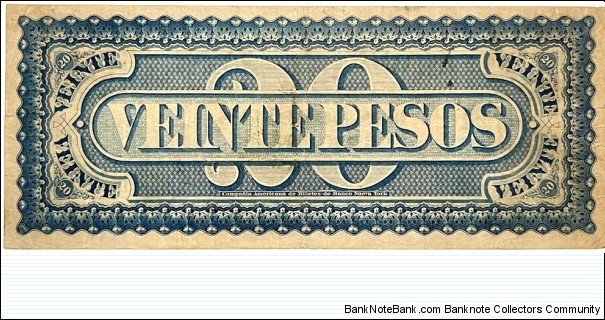 Banknote from Uruguay year 1867