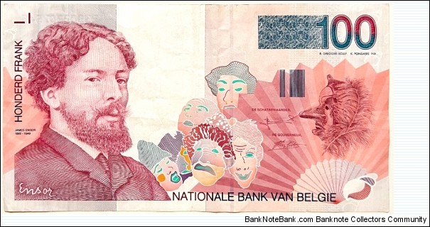 100 Frank/Francs (signatures / Bertholomé & Verplaetse) Banknote