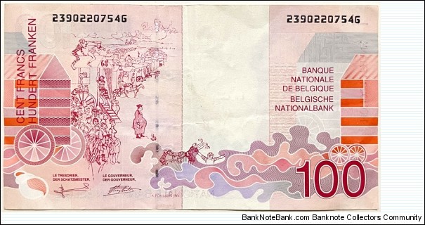 Banknote from Belgium year 1995