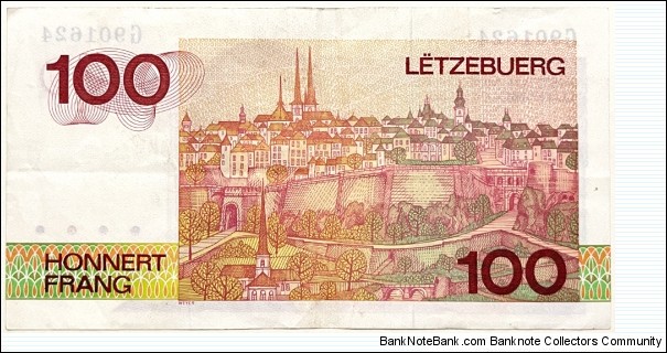 Banknote from Luxembourg year 1986