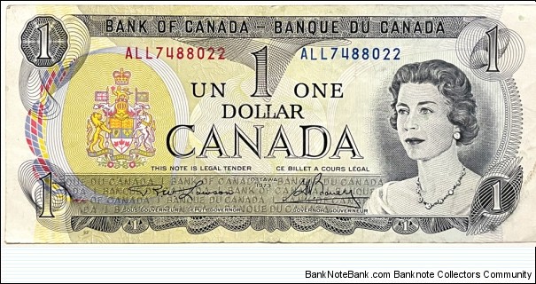 1 Dollar (Lithographed back) Banknote