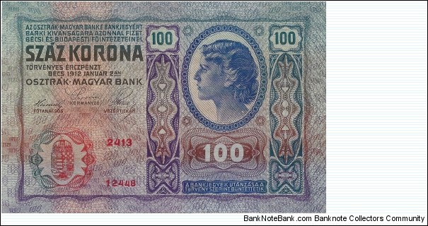 Banknote from Austria year 1912