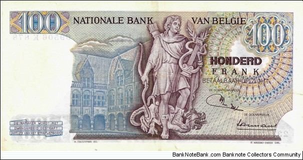 Banknote from Belgium year 1969