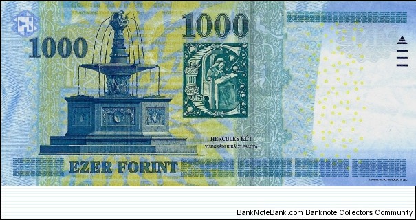 Banknote from Hungary year 2012