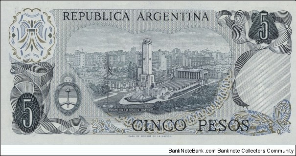Banknote from Argentina year 1974