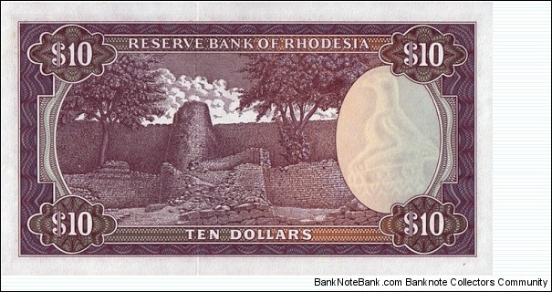 Banknote from Rhodesia year 1979