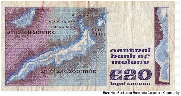 Banknote from Ireland year 1990
