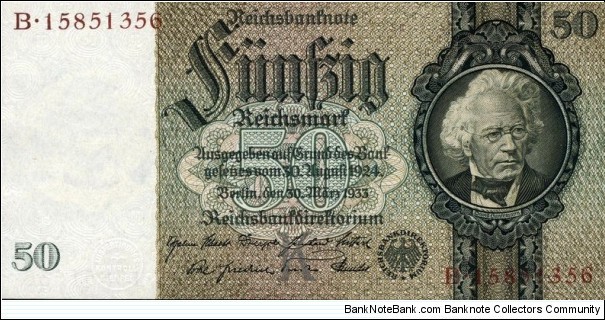 50 Richsmark Banknote