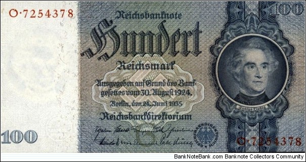 100 Reichsmark Banknote