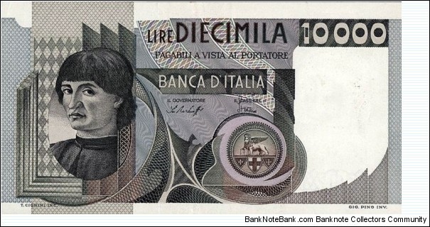 10000 Lire Banknote