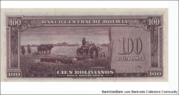 Bolivia 100 Bolivianos  Banknote