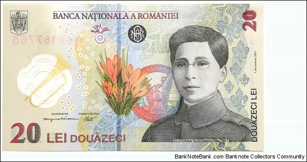 20 Lei (Series A / 218 A 016 7768) Banknote