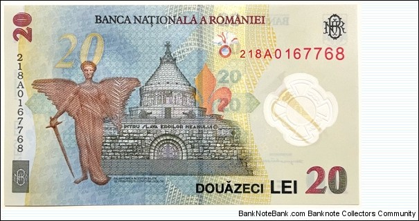 Banknote from Romania year 2021