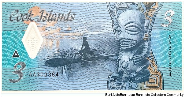 Banknote from Cook Islands year 2021