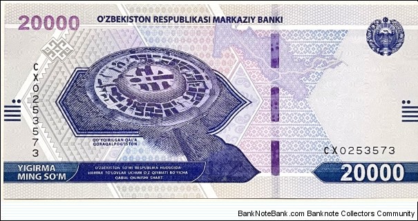 20.000 Som Banknote