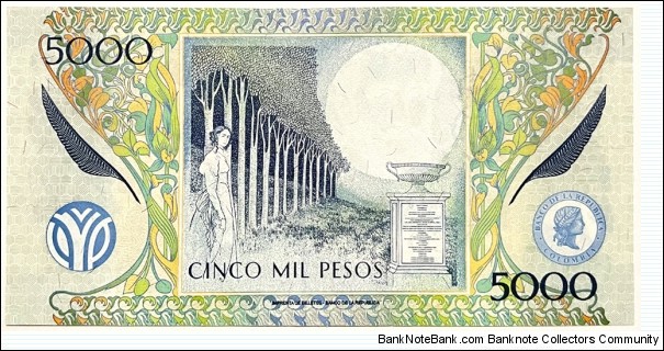 Banknote from Colombia year 2013