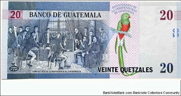 Banknote from Guatemala year 2020