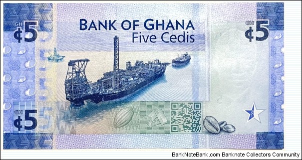 Banknote from Ghana year 2017