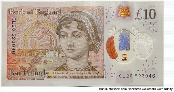 Banknote from United Kingdom year 2016