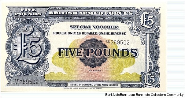 5 Pounds (British Armed Forces 1948)  Banknote