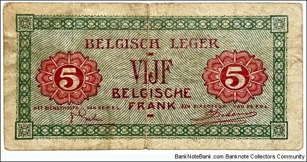 Banknote from Belgium year 1946